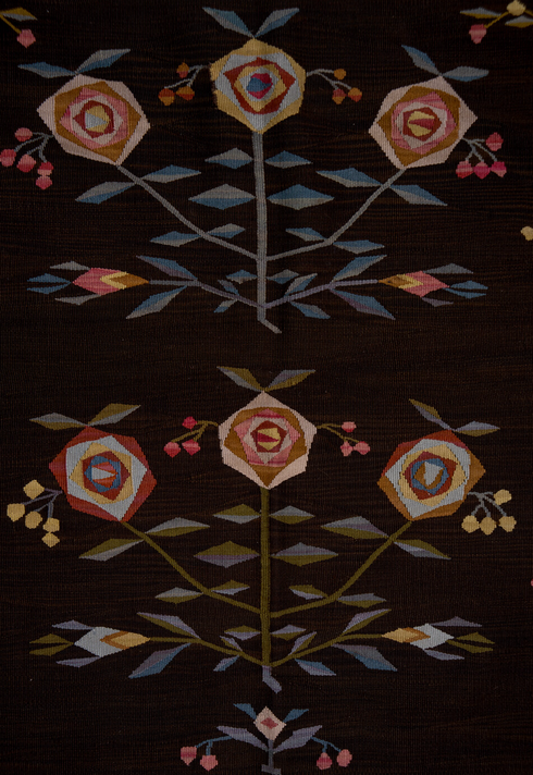 Antique Kilim Area Rug (4' x 6')